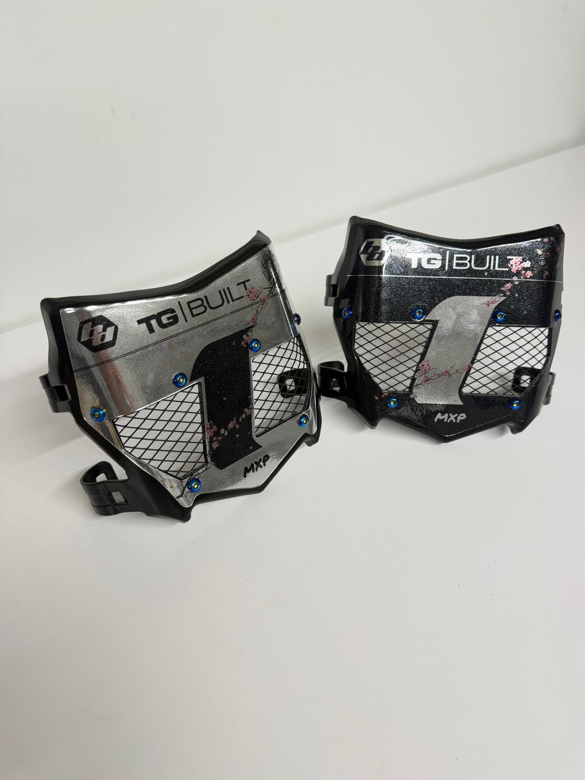 *Blossom Series* Real Titanium Motocutz Vented Plate