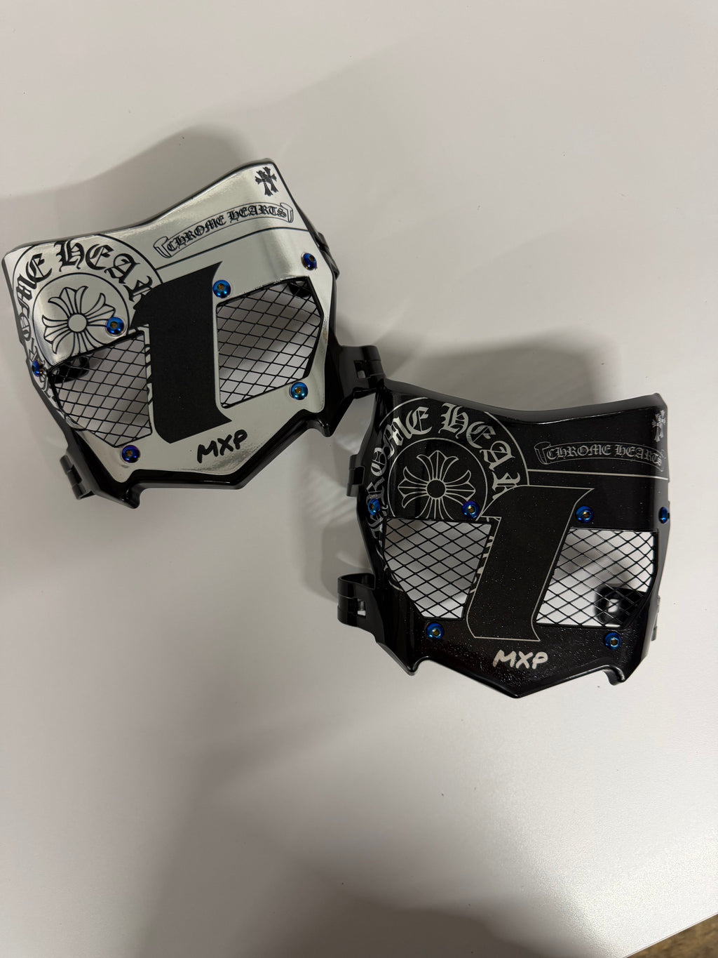 *Crome Hearts* Real Titanium Motocutz Vented Plate
