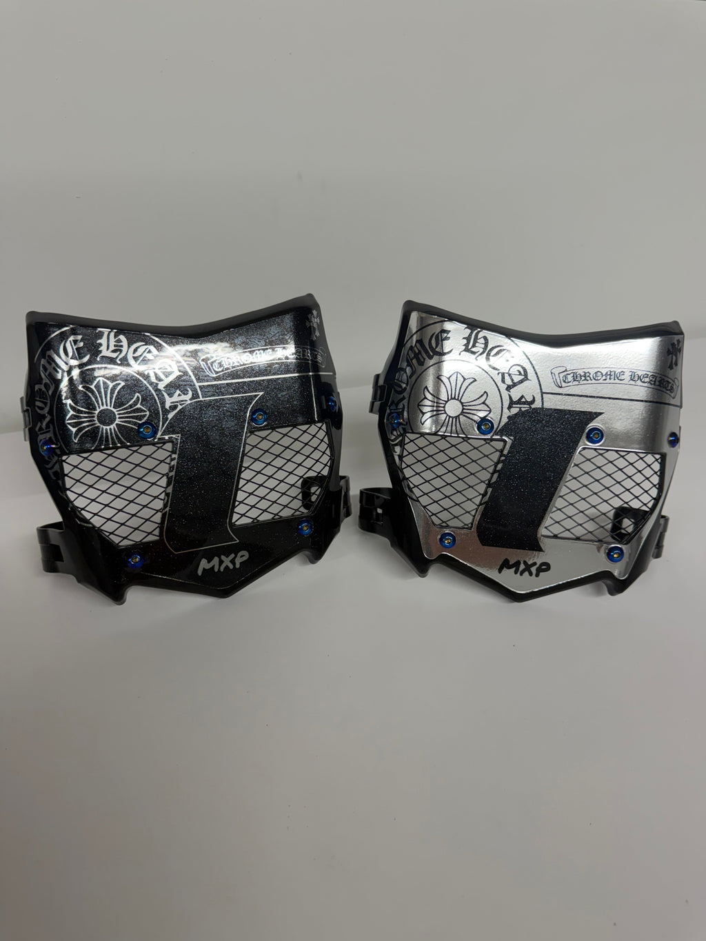 *Crome Hearts* Real Titanium Motocutz Vented Plate