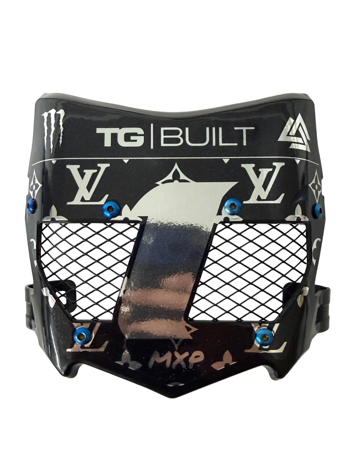 *LV* Real Titanium Motocutz Vented Plate