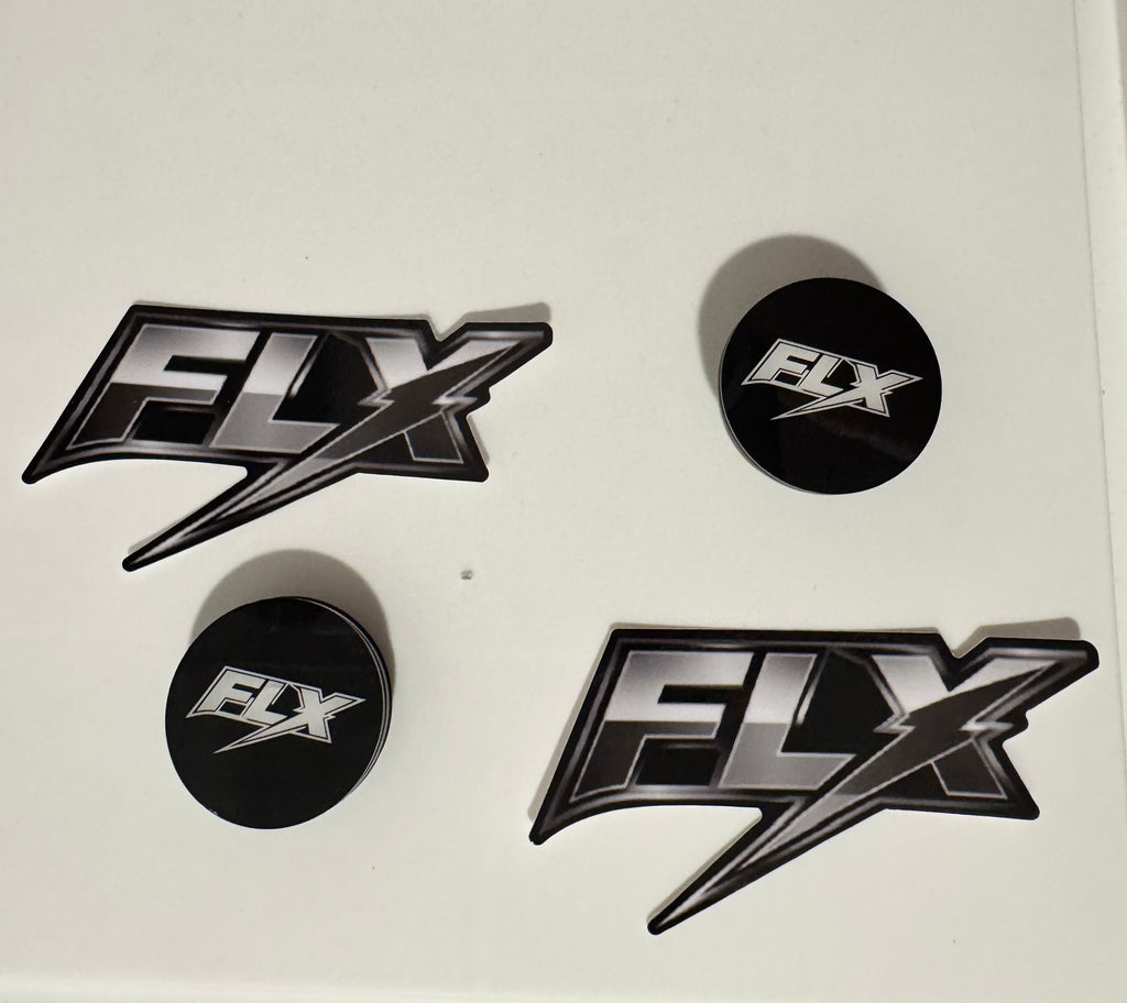 FLX Sticker And Pop socket spinner Combo